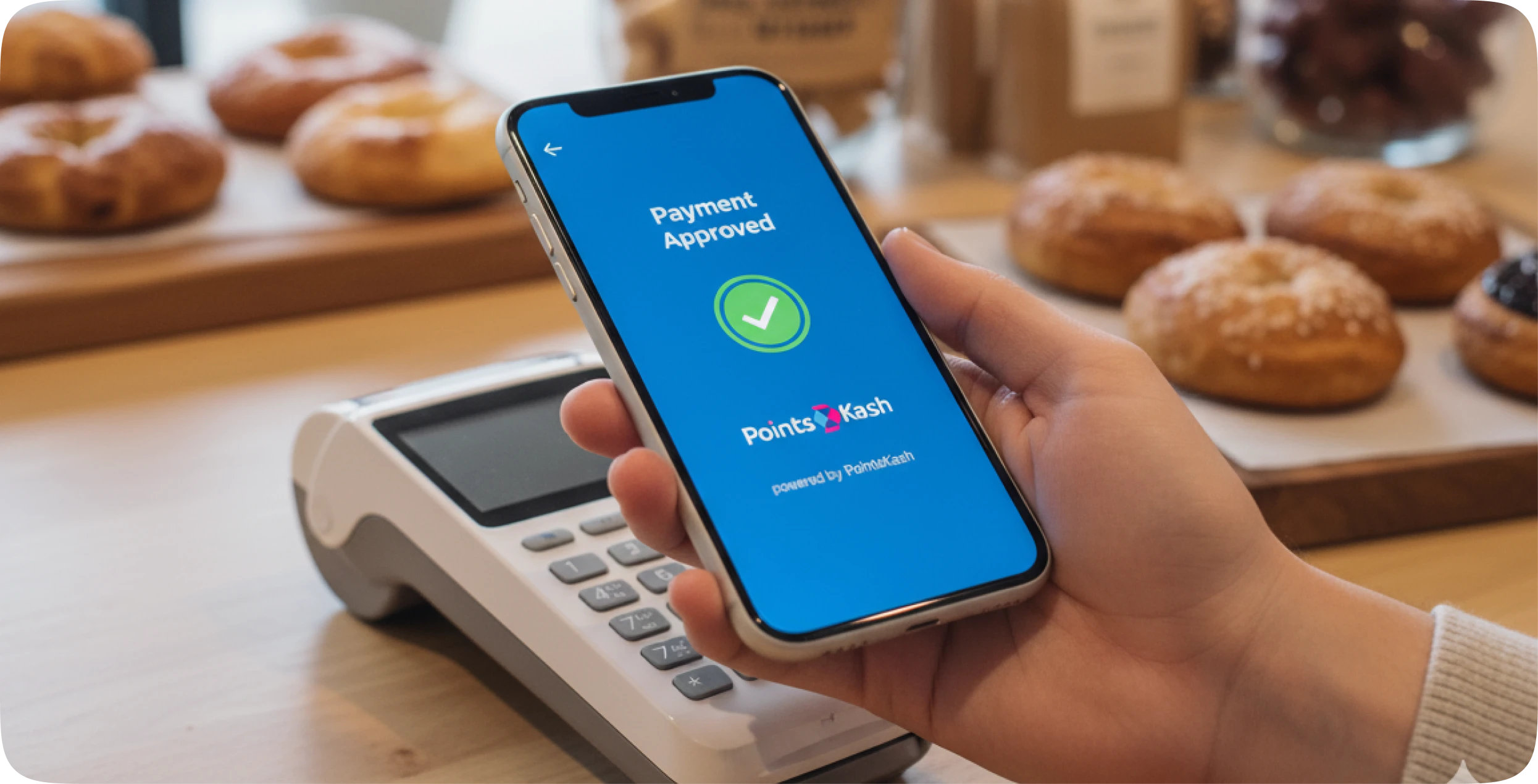 Illustration of journey path with PointsKash logo inviting users to join a fintech journey