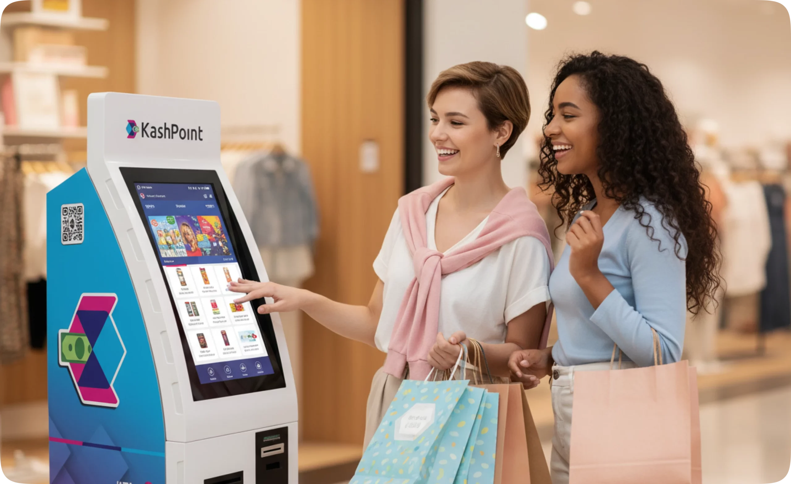 Illustration titled “Our Purpose” with abstract background and PointsKash branding