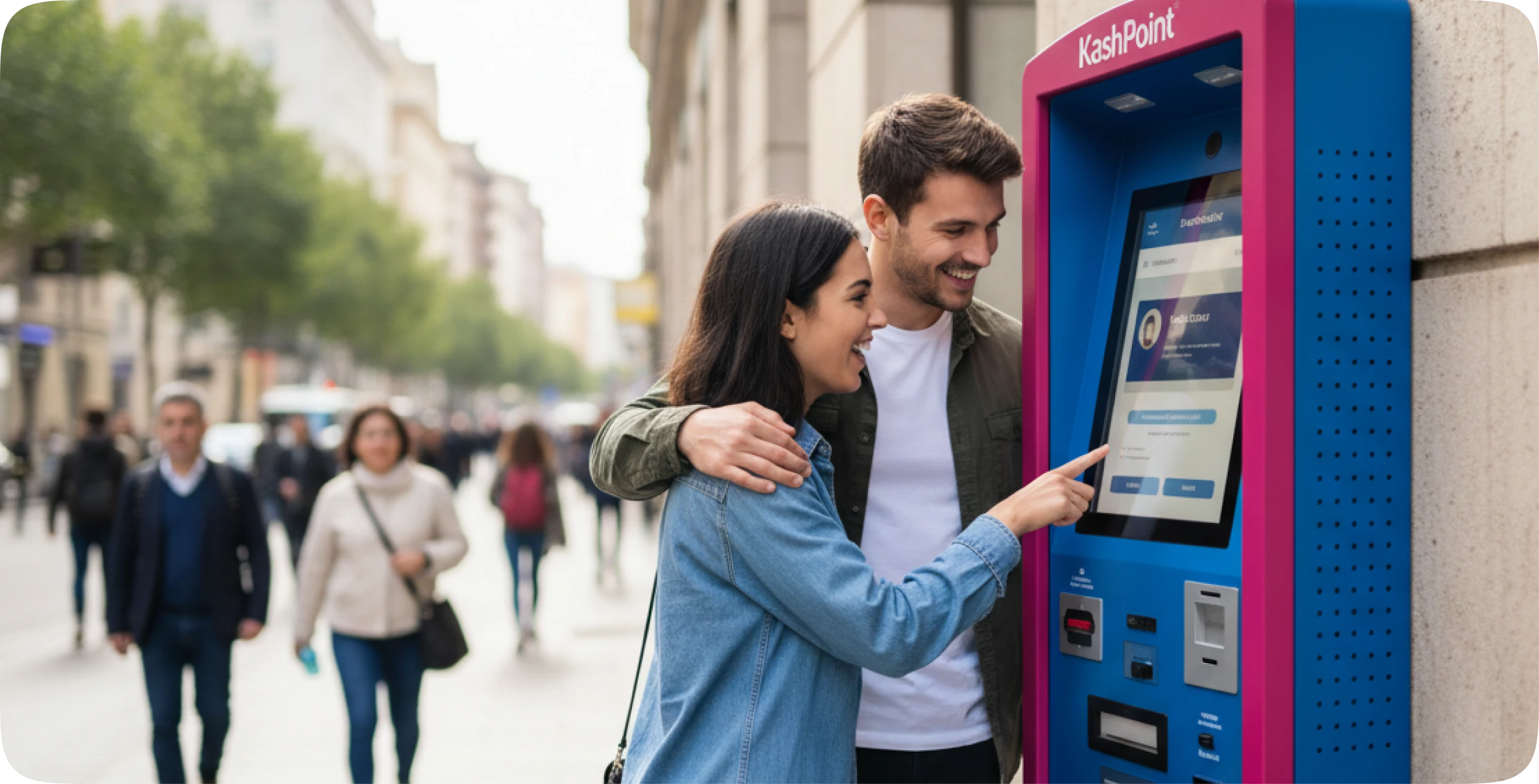 Illustration with the word “Transform” and abstract background signifying change and fintech evolution