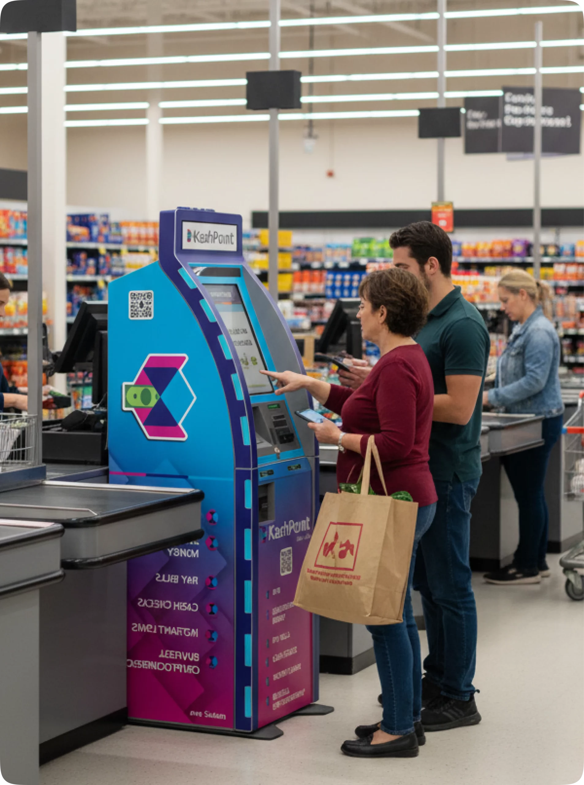 Graphic showing many partner icons and PointsKash logo — illustrating network of partners